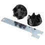 FEVERWORK 2Pcs Mélangeur En Caoutchouc Coupleur Engrenage Embrayage Avec Outil De Suppression Pour Kitchenaid 9704230