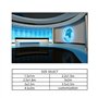 YongFoto 2,2x1,5m Polyester Photographie Toile de Fond TV News Studio Écran Bleu Toile de Fond Symbole de la Terre Chroma Key Vi