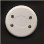 FUJIE 1 Pcs Interrupteur à pied rond Blanc Interrupteur à commande au pied pour Lampadaire Et Lampe De Table