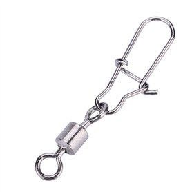 Pivot De Pêche 50 PCS 2 # 4 # 5 # 6 # 8 # en Acier Inoxydable Emerillons Connecteur/Agrafes de Pêche Roulants avec Quick Lock-Ou Pivot De Pêche 50 PCS 2 # 4 # 5 # 6 # 8 # en Acier Inoxydable Emerillons Connecteur/Agrafes de Pêche Roulants avec Quick Lock-Ou