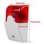 Vbestlife Sirène stroboscopique Filaire 12 V avec lumière Rouge