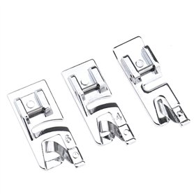 3pcs Pieds à Ourlet Roulé Dur pour Machine à Coudre Brother Janome Singer Bernet 3 4 6 mm 3pcs Pieds à Ourlet Roulé Dur pour Machine à Coudre Brother Janome Singer Bernet 3 4 6 mm
