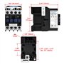 Heschen CJX2-1210 Bobine de contact 3 pôles 24V 50/60Hz normalement ouvert Ie 12A Ue 380V