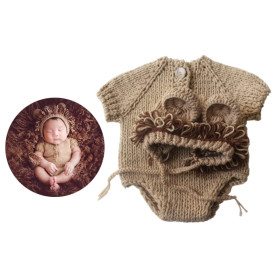 YeahiBaby Accessoires de Photographie de bébé Nouveau-né Mignonne Conception de Photo de Lion prenant des Tenues Costumes Unisex