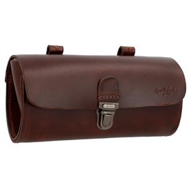 Gusti Sac pour vélo - Raymond P. Sac pour Selle Vintage pour Brooks Selles Système Anti-vol Marron
