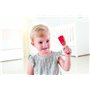 Hape - Duo de Percussion en Bois : Cliquette et Güiro avec Baguette - Jouet Enfant en Bois dès 12 mois - Instrument de Musique p