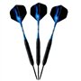 Hopewey Jeu de flèches de fléchettes en Acier, 3 pièces, Steeldarts de 23 grammes avec Pointe en métal, Corps en Fer antiglisse 