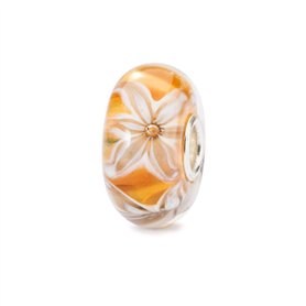 Trollbeads Perle en verre avec fleur