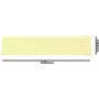 SPARES2GO Bande anti-condensation universelle absorbant l'humidité pour lave-vaisselle (60 cm)