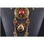 Amorar Dames Collier Corps Chaîne Bohème Clavicule Chaîne Rétro Chaîne Corps Bikini Bijoux Poitrine Chaîne Taille Chaîne Soutien