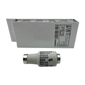 SIEMENS Lot de 5 fusibles DIAZED 500 V 25 A