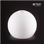 Abat-jour de rechange en verre blanc E14 - Diamètre du culot : 30 mm