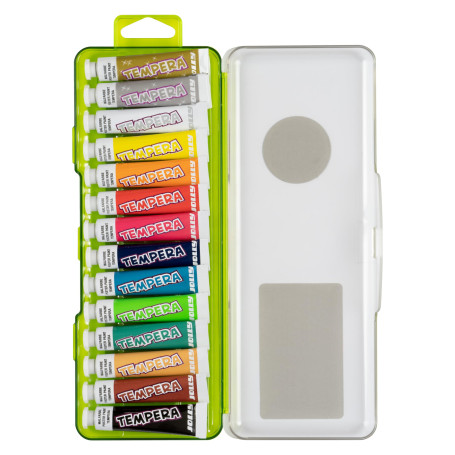 JOLLY Lot de 14 tubes de peinture à la gouache pour enfants - 14 tubes de 7