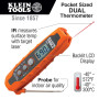 Klein Tools IR07 Thermomètre numérique double infrarouge et sonde LCD