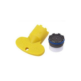 Aérateur pour robinet rétractable avec clé 16