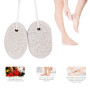 Pinowu Pierre ponce naturelle (2pcs), Outils de pédicure de lave Peau dure Callus Remover pour les pieds et les mains - Exfolian