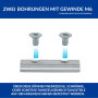 10 x écrous coulissants pour rails Airlin acier galvanisé M6 Arrimage du chargement Fitting 2xM6