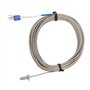 Capteur de Température, M6 BSW Sonde de Mesure de la Température à Filetage à Vis Type K, Capteur de Thermocouple avec Câble de 