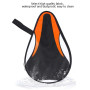 Alomejor Étui de Tennis de Table Grande Capacité Sac de Raquette de Tennis de Table en Forme de Gourde Table Pong Accessoire(Ora