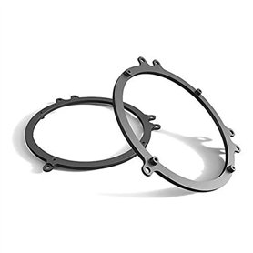 Audioproject A326 - Lot de 2 anneaux de haut-parleur d'autoradio compatibles avec Audi A3 A4 A6 Avant TT - 165 mm