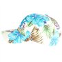 Hip Hop Honour Casquette Baseball Bleue à Fleurs NY Hawai - Taille Unique - Bleu