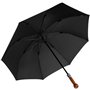 iX-brella Parapluie d'autodéfense extrêmement stable, Noir , L, Parapluie automatique XXL