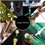 Collier Rilsan Zip Ties 100mm x 3mm Attaches Câble Résistant aux UV et à la Chaleur Blanche Lot de 1000 Pièces