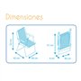 Solenny Chaise Pliante pour Enfants Rembourrage 2 cm Polyvalente 42x40x52 cm