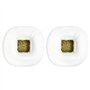 Coussinets de rechange compatibles avec les écouteurs Bluetooth sans fil Marshall Major blanc