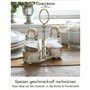 LOBERON LOBERON Ménagère sel et poivre Beaune | Rangement pour sel et poivre | Ustensiles de cuisine en verre et laiton | Idéal 