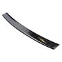 Avisa Protection de seuil arrière inox noir compatible avec BMW X1 (F48) 2015-2022 'Ribs'