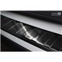 Avisa Protection de seuil arrière inox noir compatible avec BMW X1 (F48) 2015-2022 'Ribs'