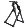 SOULONG Support d'Entraînement Vélo Pliable Trainer pour Vélo Intélligent en Alliage d'Aluminium pour Vélo Noir Convient pour Mé