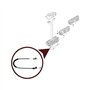 Bross Auto Parts BSP872FBA Câble de commande de rabat de chauffage de température 7H2819837C Compatible avec VW Transporter T5 T
