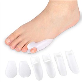 Akozon Séparateur d'orteils en gel 3 paires