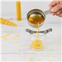 Lot de 100 mèches de bougies durables en chanvre renouvelable et cire d'abeille naturelle sans paraffine (10 cm) avec porte-mèch