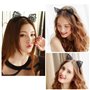 JZK 6 x Noir Oreilles de Chat Serre Tete Chat Bandeau de Fête pour Noël Halloween Accessoires de Costume et Décoration Quotidien