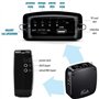 Amplificateur de Voix, SHIDU amplificateur de Voix avec Micro-Casque Filaire Haut-Parleur de sonorisation 15W, Support de Carte 