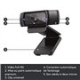 Logitech C920 Pro Webcam Streaming HD, Appels Vidéo Full HD 1080p à 30ips, Son Stéréo, Correction d'Éclairage HD, Compatible ave