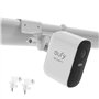 HOLACA Support de Gouttière Universel Compatible avec l'eufycam 1/2/2C/2C Pro/3/3C/E/S3 Pro