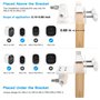 HOLACA Support de Gouttière Universel Compatible avec l'eufycam 1/2/2C/2C Pro/3/3C/E/S3 Pro, Arlo Pro 4/Pro 3/Pro 2/Ultra/Ultra 