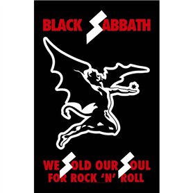 Black Sabbath Drapeau We Sold Our Souls 66 x 105 cm