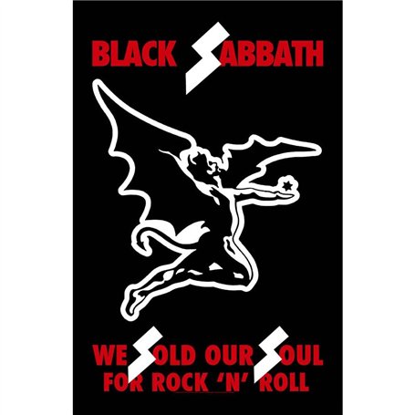 Black Sabbath Drapeau We Sold Our Souls 66 x 105 cm