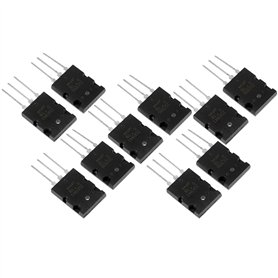 Transistor Puissance Audio 5 Paires 2SC5200 Amplificateur Adapté Silicon noir