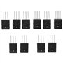 Transistor Puissance Audio 5 Paires 2SC5200 Amplificateur Adapté Silicon noir, Composants electroniques
