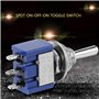 10 pièces 6A AC 125V Interrupteur à Bascule ON-OFF-ON 3 Positions 3 Broches 6mm Mini Interrupteur à Levier Marche/Arrêt/Marche p
