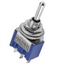 10 pièces 6A AC 125V Interrupteur à Bascule ON-OFF-ON 3 Positions 3 Broches 6mm Mini Interrupteur à Levier Marche/Arrêt/Marche p