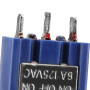 10 pièces 6A AC 125V Interrupteur à Bascule ON-OFF-ON 3 Positions 3 Broches 6mm Mini Interrupteur à Levier Marche/Arrêt/Marche p