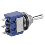 10 pièces 6A AC 125V Interrupteur à Bascule ON-OFF-ON 3 Positions 3 Broches 6mm Mini Interrupteur à Levier Marche/Arrêt/Marche p