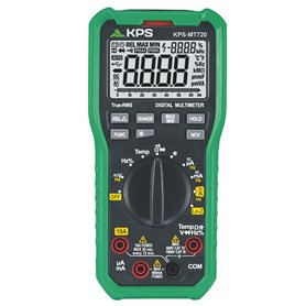 KPS-MT720 Multimètre Numérique TrueRMS Professionnel Basse Impédance LO-Z Tension 1000V AC/DC Courant 10A AC/DC NCV Température